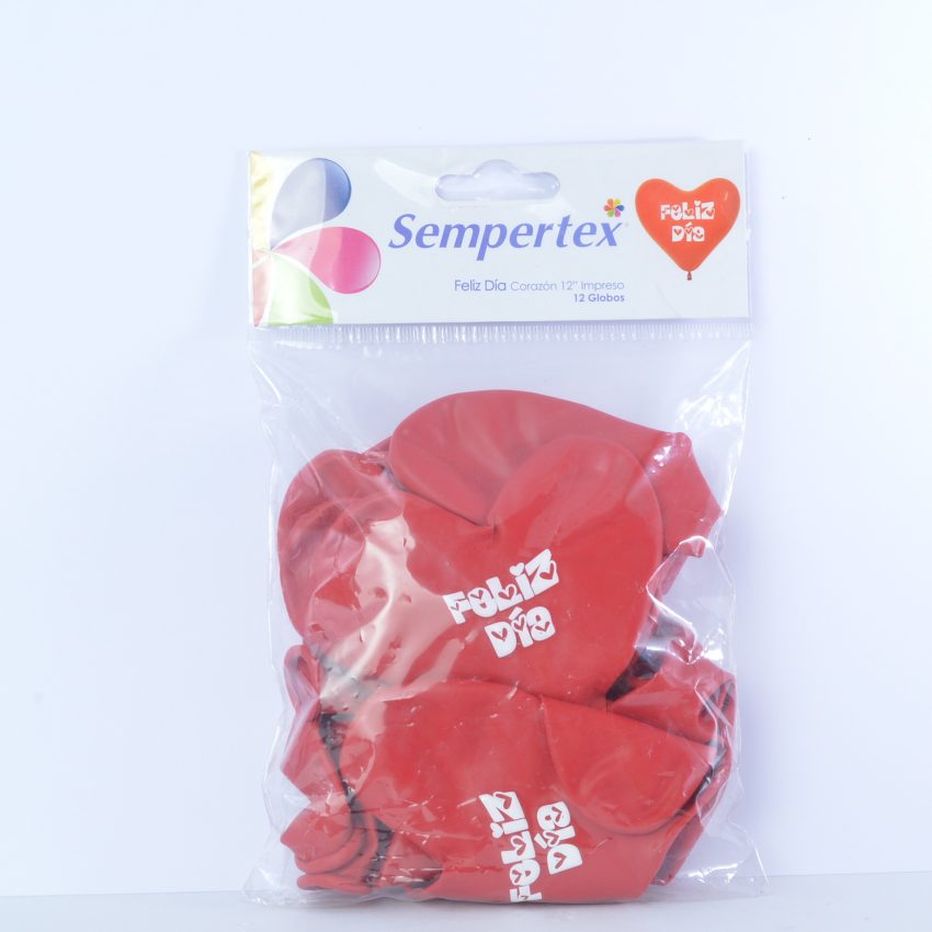 Corazones Rojo Fashion 12 Bolsa C/50 Globos Sempertex – Globos y Fiesta