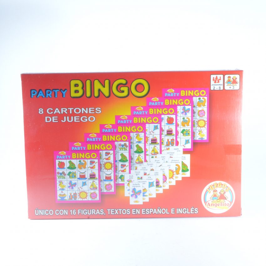 Juego Bingo Figuras Espanol Ingles Occidente Papeleria