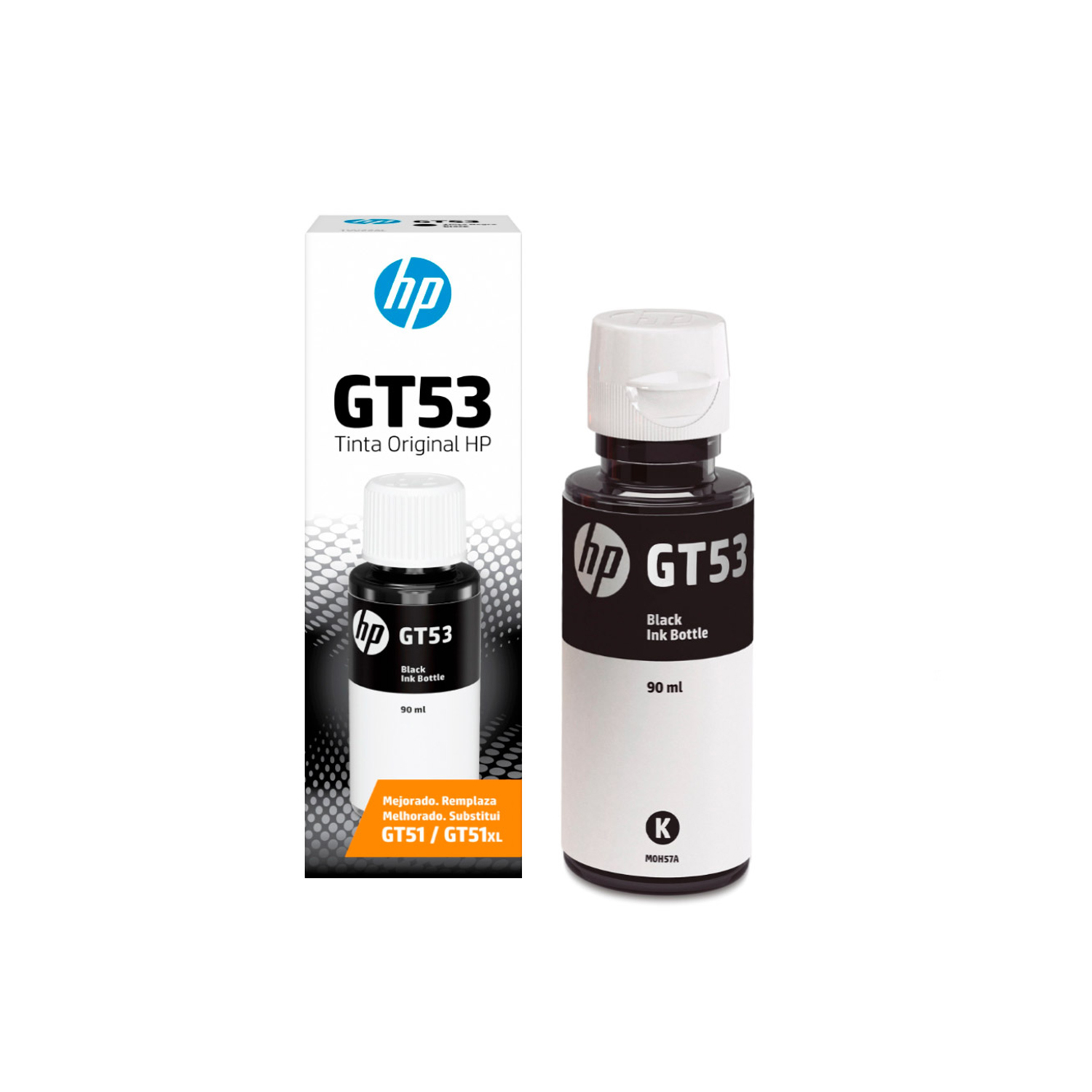 TINTA DE RECARGA HP GT53 NEGRA